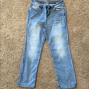 Maurices Light Blue Straight Leg Jeans